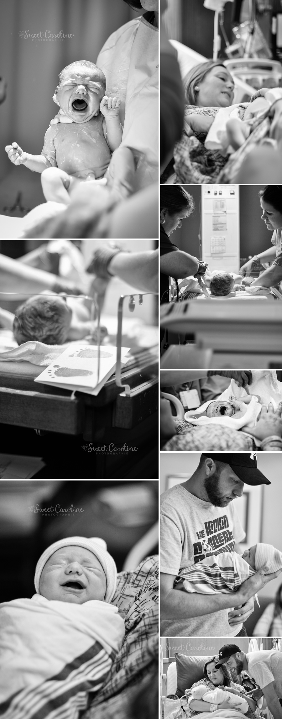 hospital bitth baby boy footprints