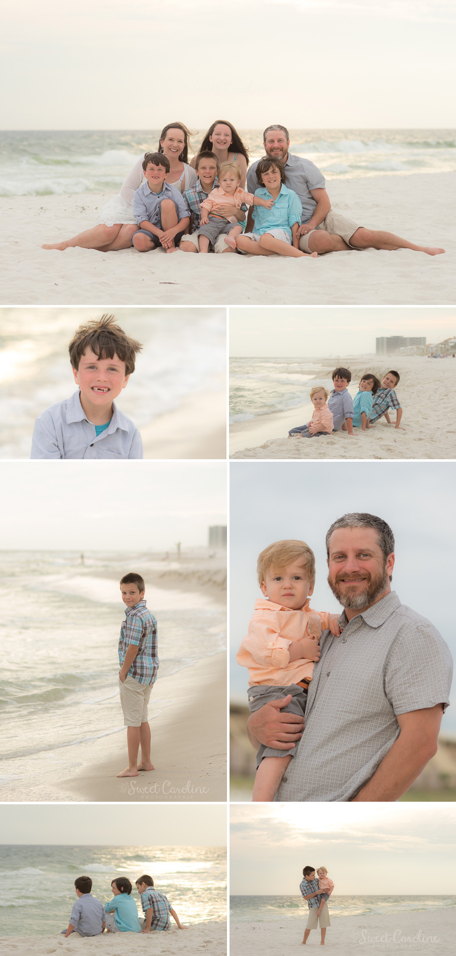 family beach session