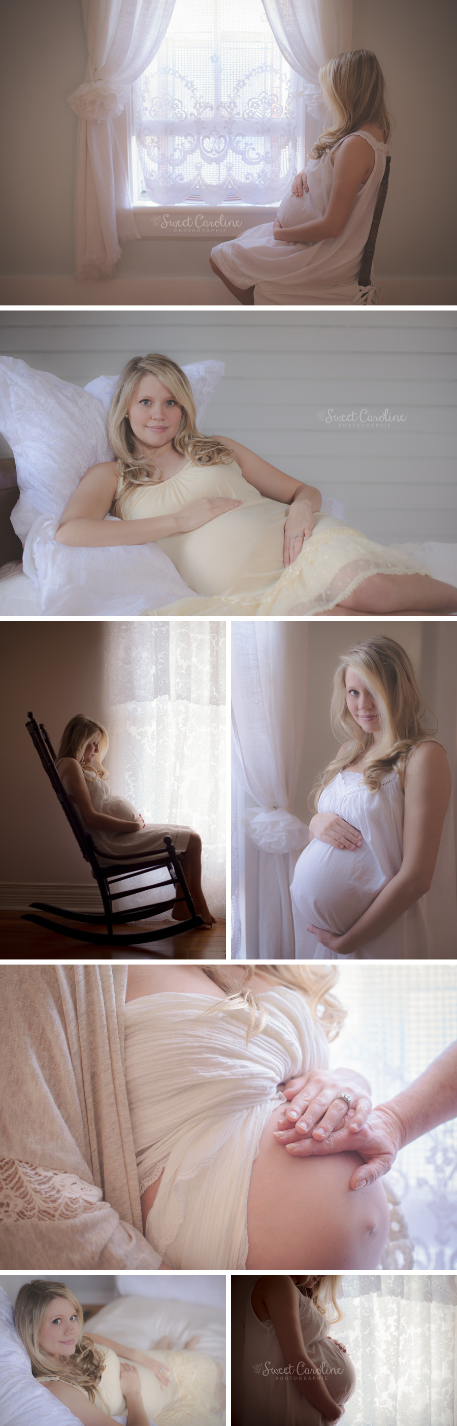 maternity window light natural beauty