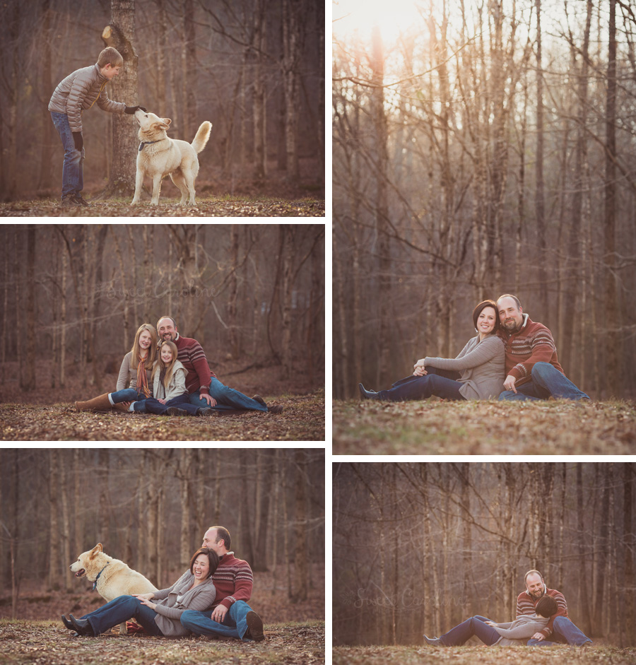 husband and wife sunset red clay state park fall colors