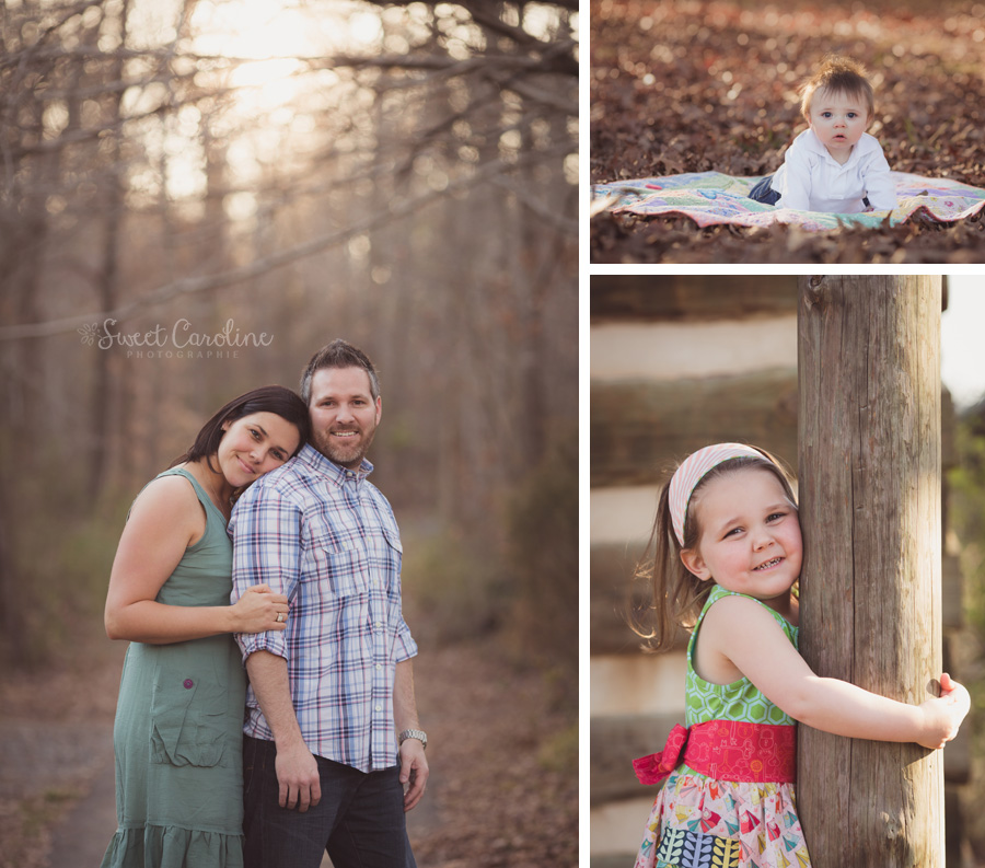 family outdoor photos red clay state park brother sister