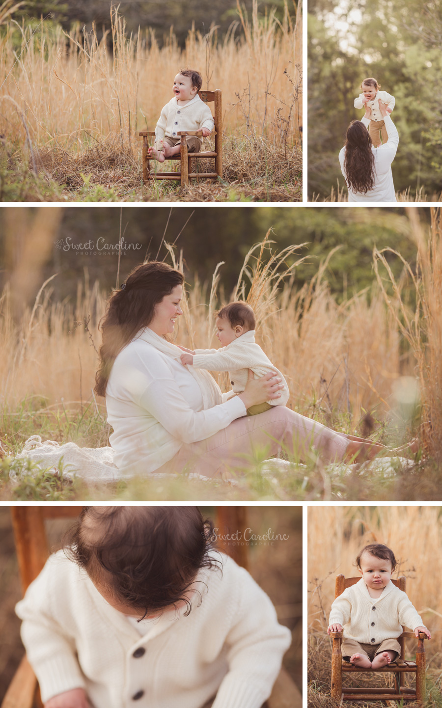 six month baby outdoor field session