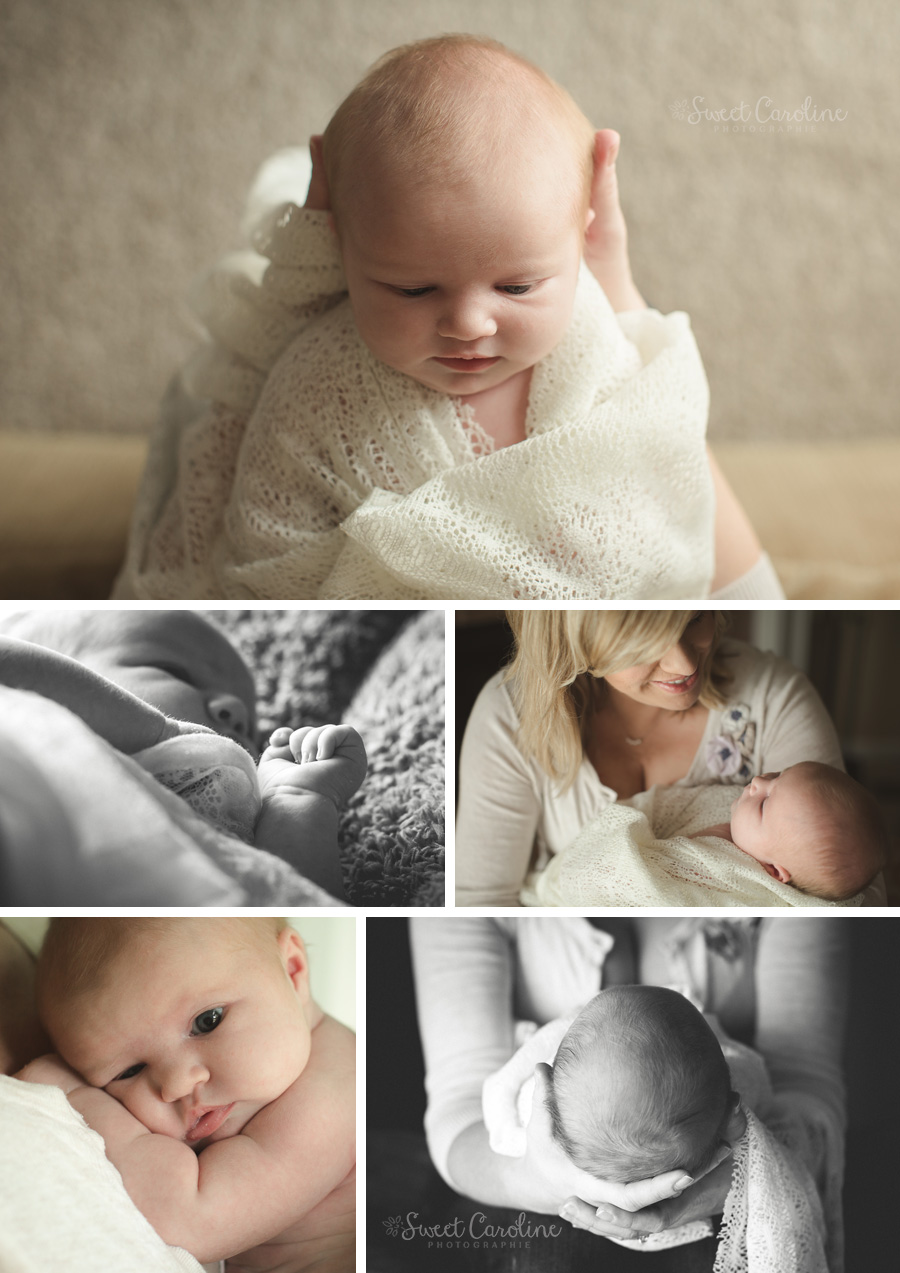 newborn baby girl in mama's arms