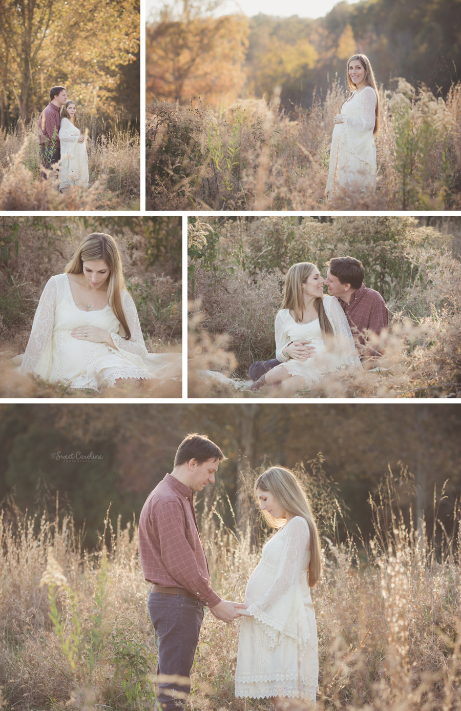 couples maternity outdoor portraits | Chattanooga Maternity Photographer | Sweet Caroline Photographie