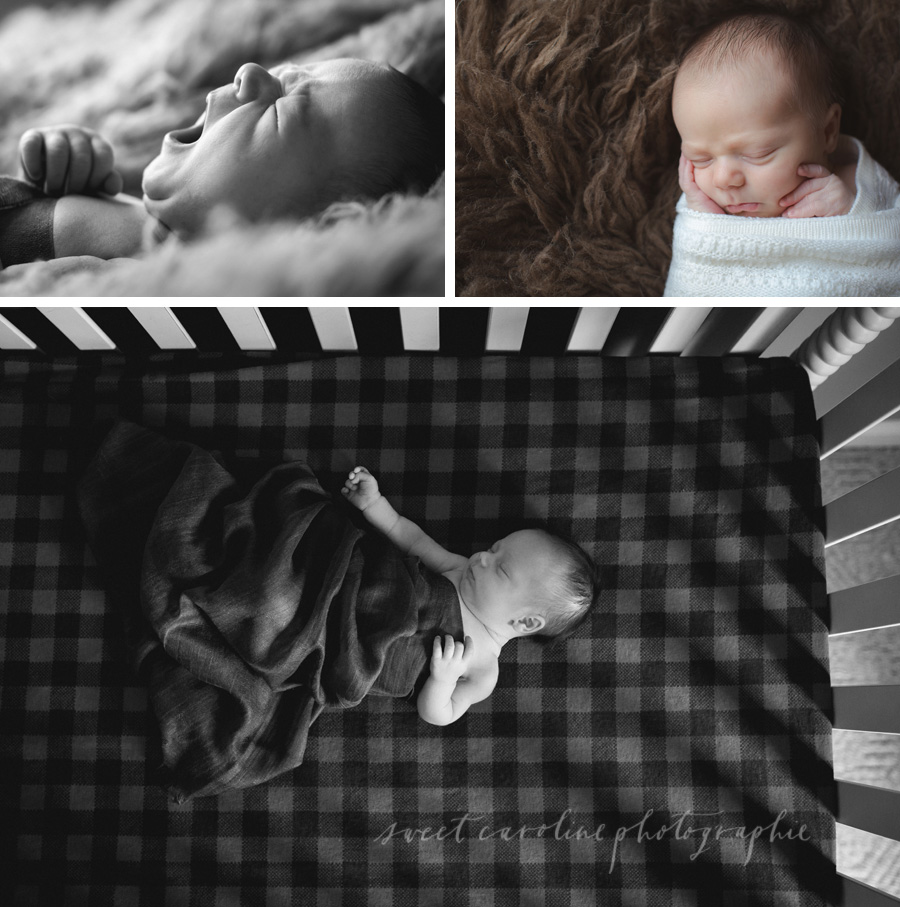 In Home Newborn Boy | Chattanooga Newborn Photographer | Sweet Caroline Photographie