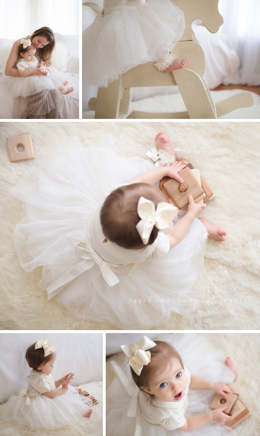 one year old baby girl | Chattanooga Baby Photographer | Sweet Caroline Photographie