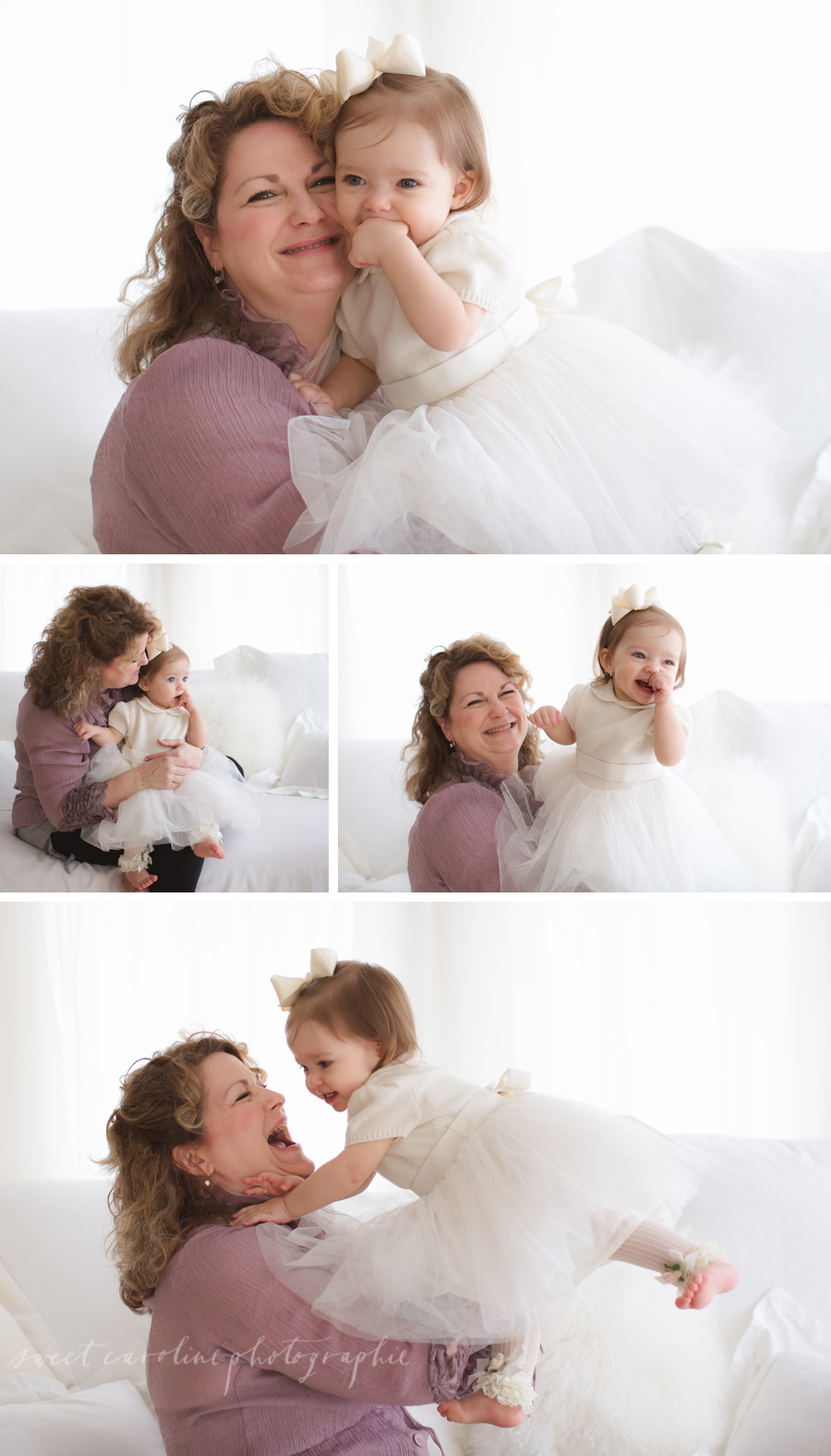 baby girl with grandmother | Chattanooga Baby Photographer | Sweet Caroline Photographie