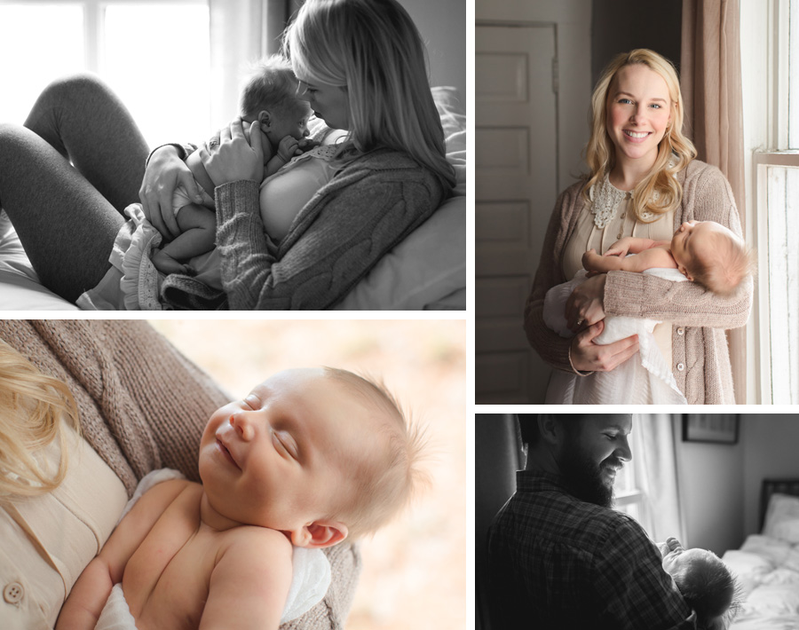 in home newborn session | Chattanooga Newborn Photographer | Sweet Caroline Photographie