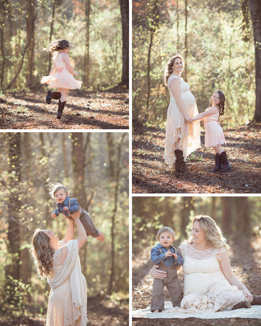 maternity session with children | Chattanooga Maternity Photographer | Sweet Caroline Photographie