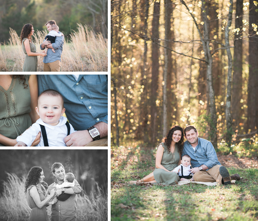 six month baby boy and family | Chattanooga Family Photographer | Sweet Caroline Photographie