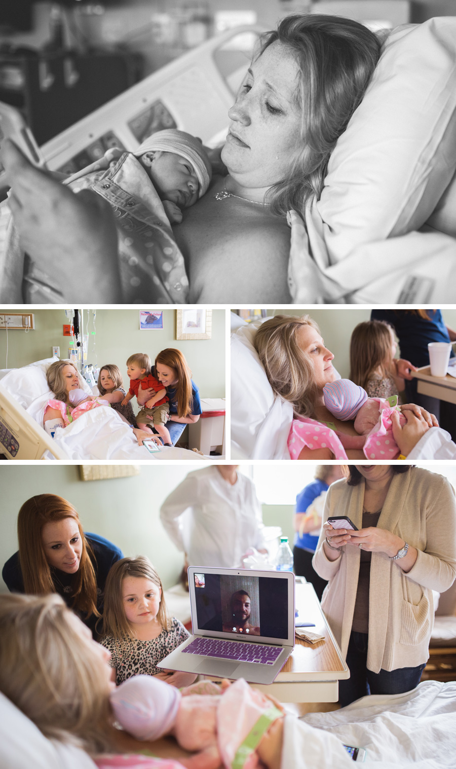 a baby girl is born | Chattanooga Birth Photographer | Sweet Caroline Photographie