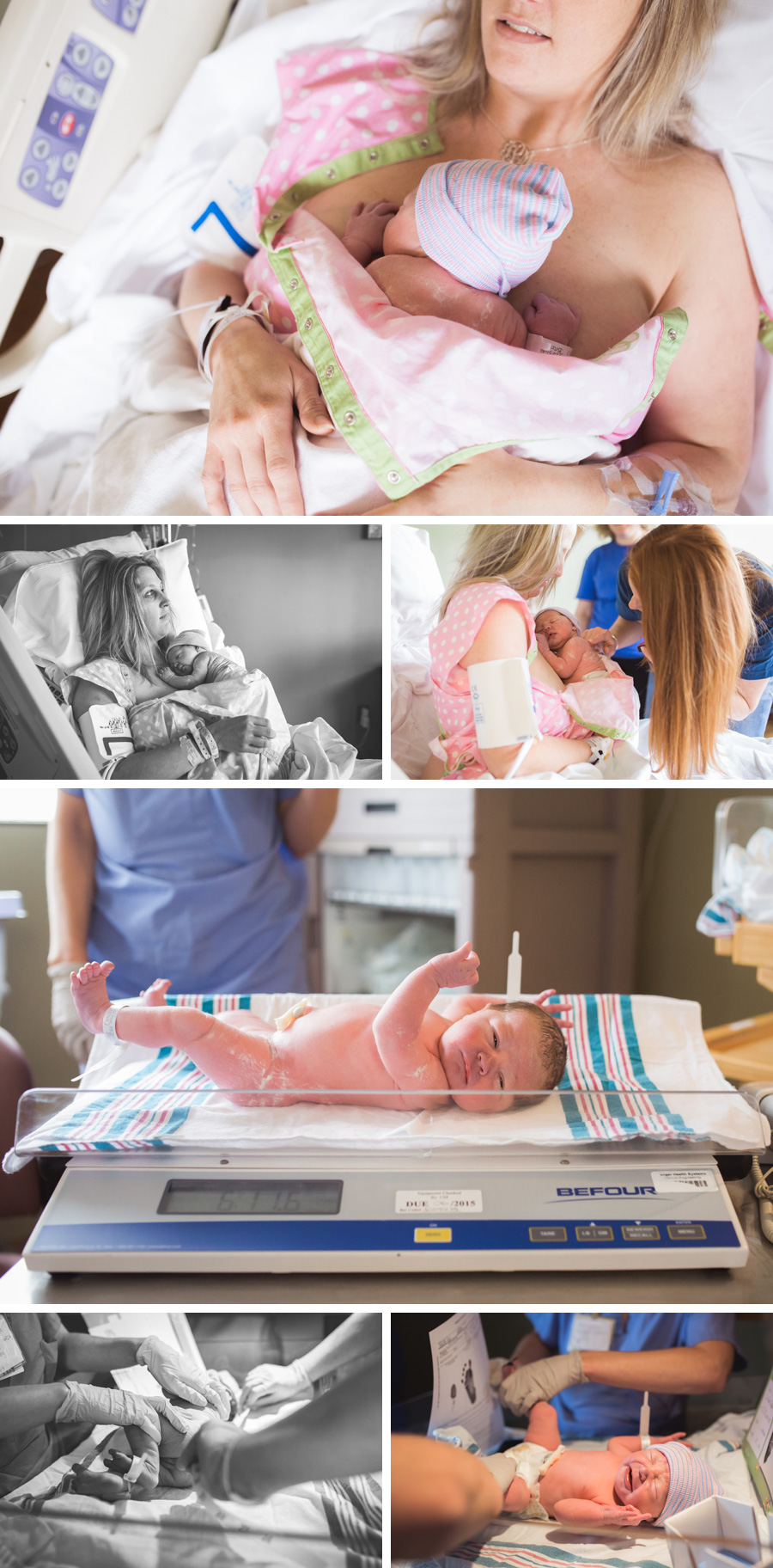a baby girl is born | Chattanooga Birth Photographer | Sweet Caroline Photographie