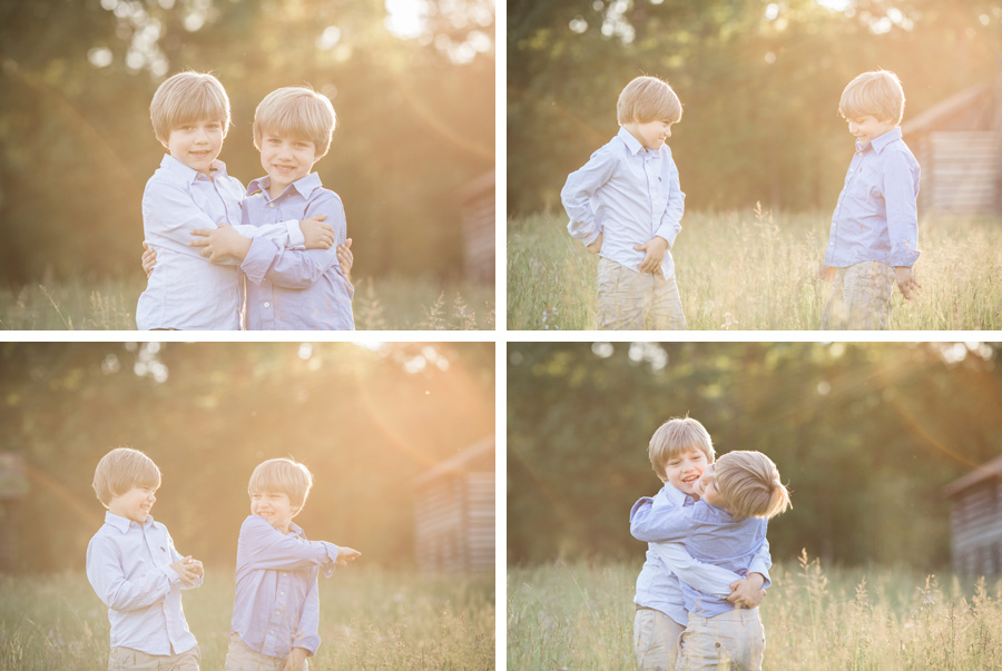 twin brothers summer portraits | Chattanooga Photographer | Sweet Caroline Photographie