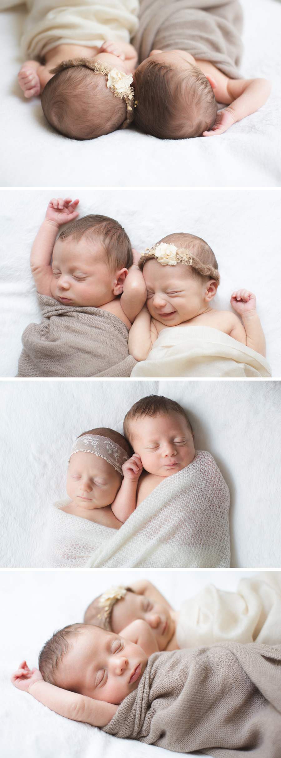 fraternal newborn twins | Chattanooga Newborn Photographer | Sweet Caroline Photographie