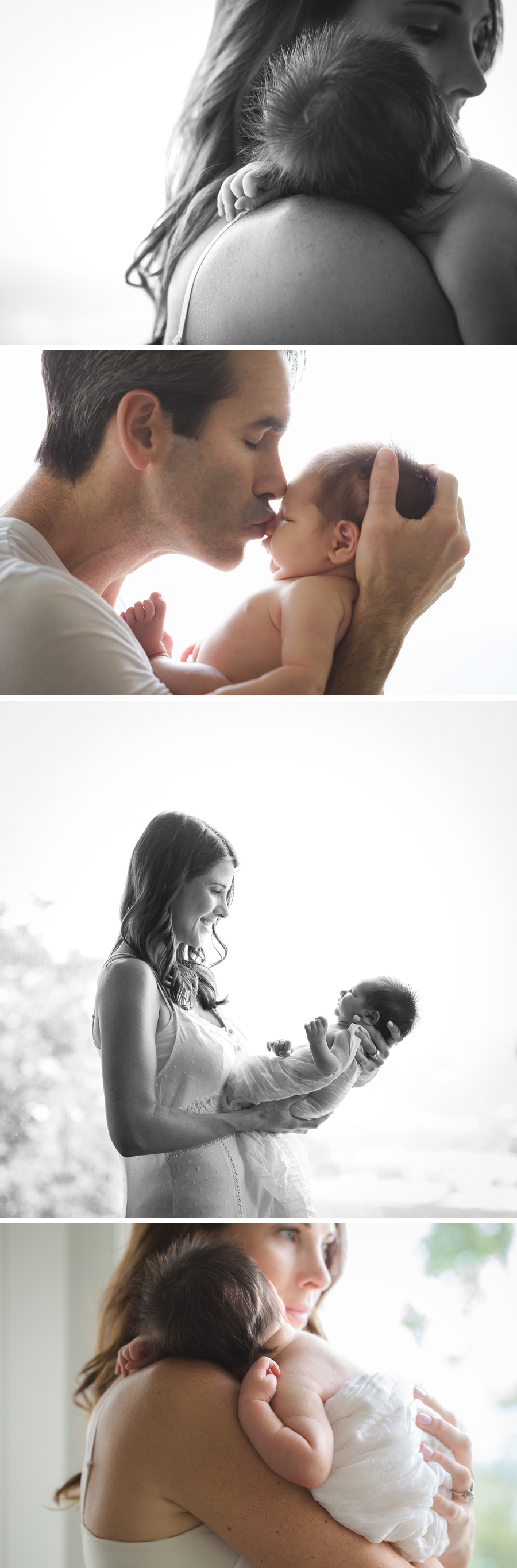 natural newborn baby boy with parents | Chattanooga Newborn Photographer | Sweet Caroline Photographie