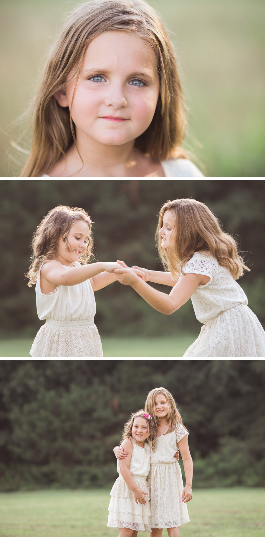 sweet sisters in summer | Chattanooga Child Photographer | Sweet Caroline Photographie
