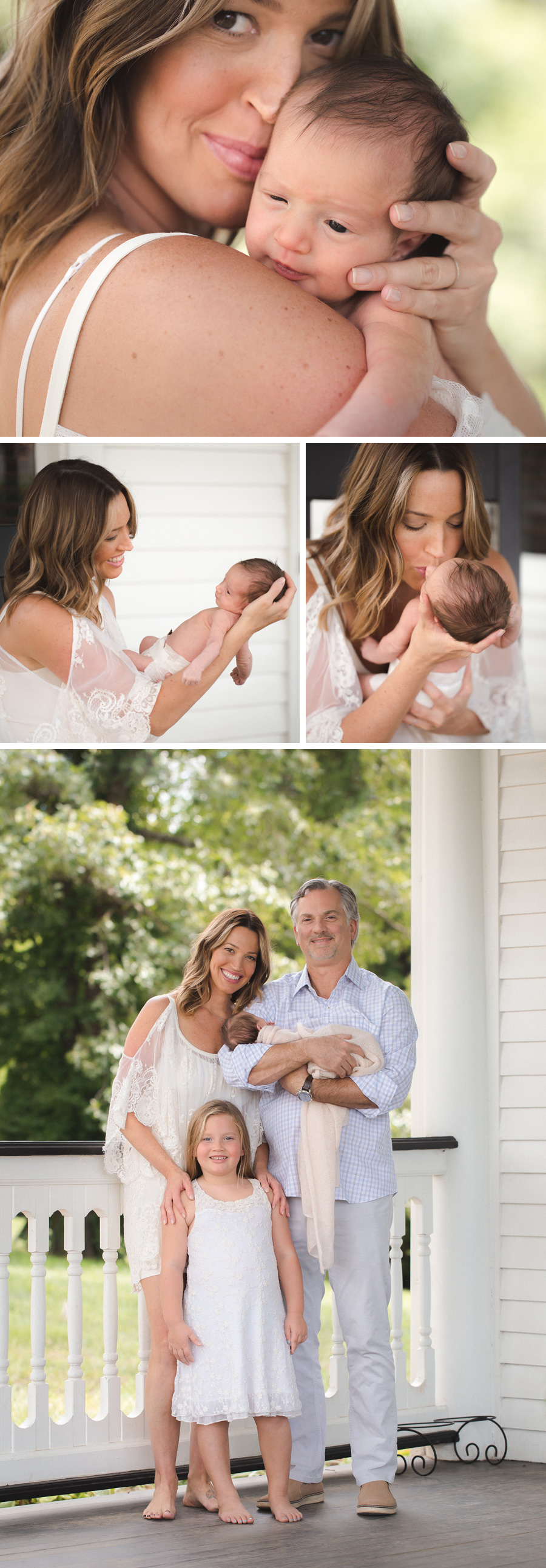 newborn girl outdoor photos | Chattanooga Newborn Photographer | Sweet Caroline Photographie