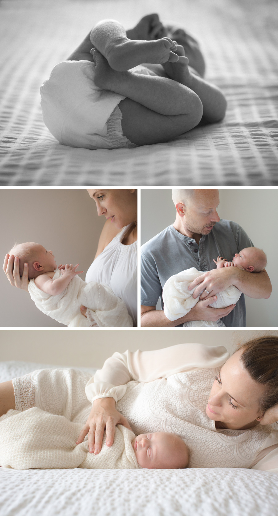 organic newborn and parent portraits | Chattanooga Newborn Photographer | Sweet Caroline Photograhie