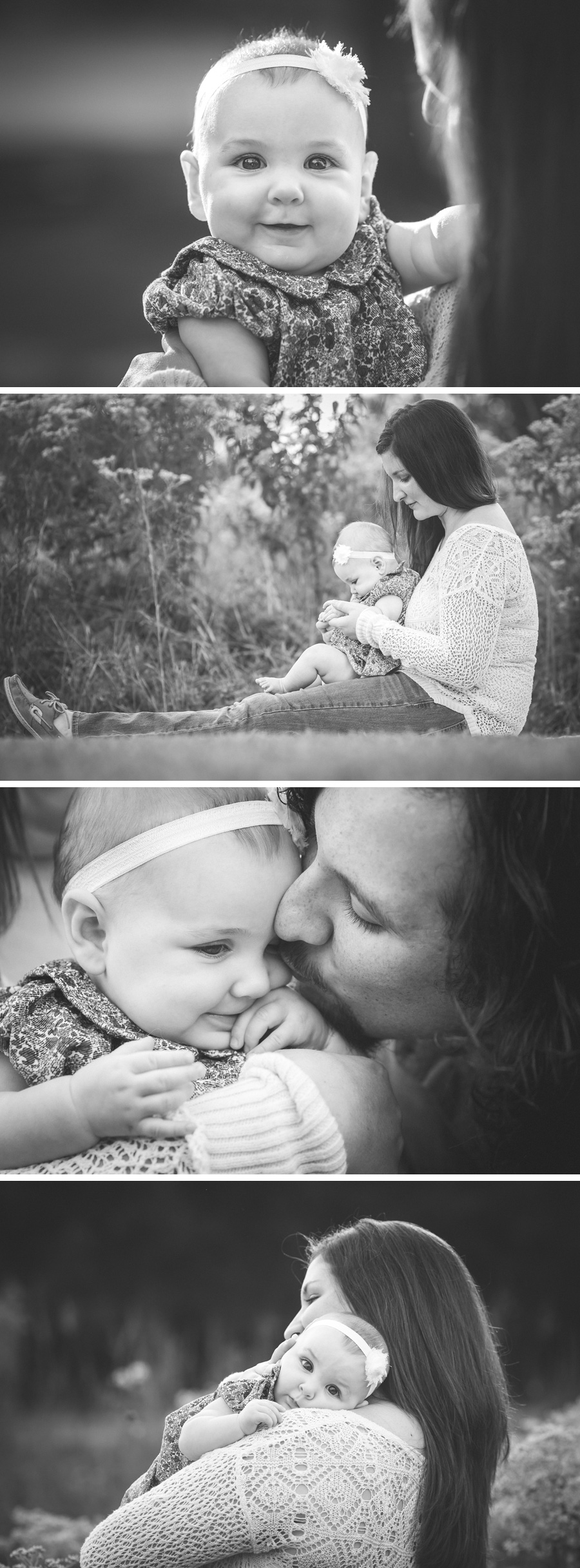 six month baby girl outdoor portraits | Chattanooga Baby Photographer | Sweet Caroline Photographie