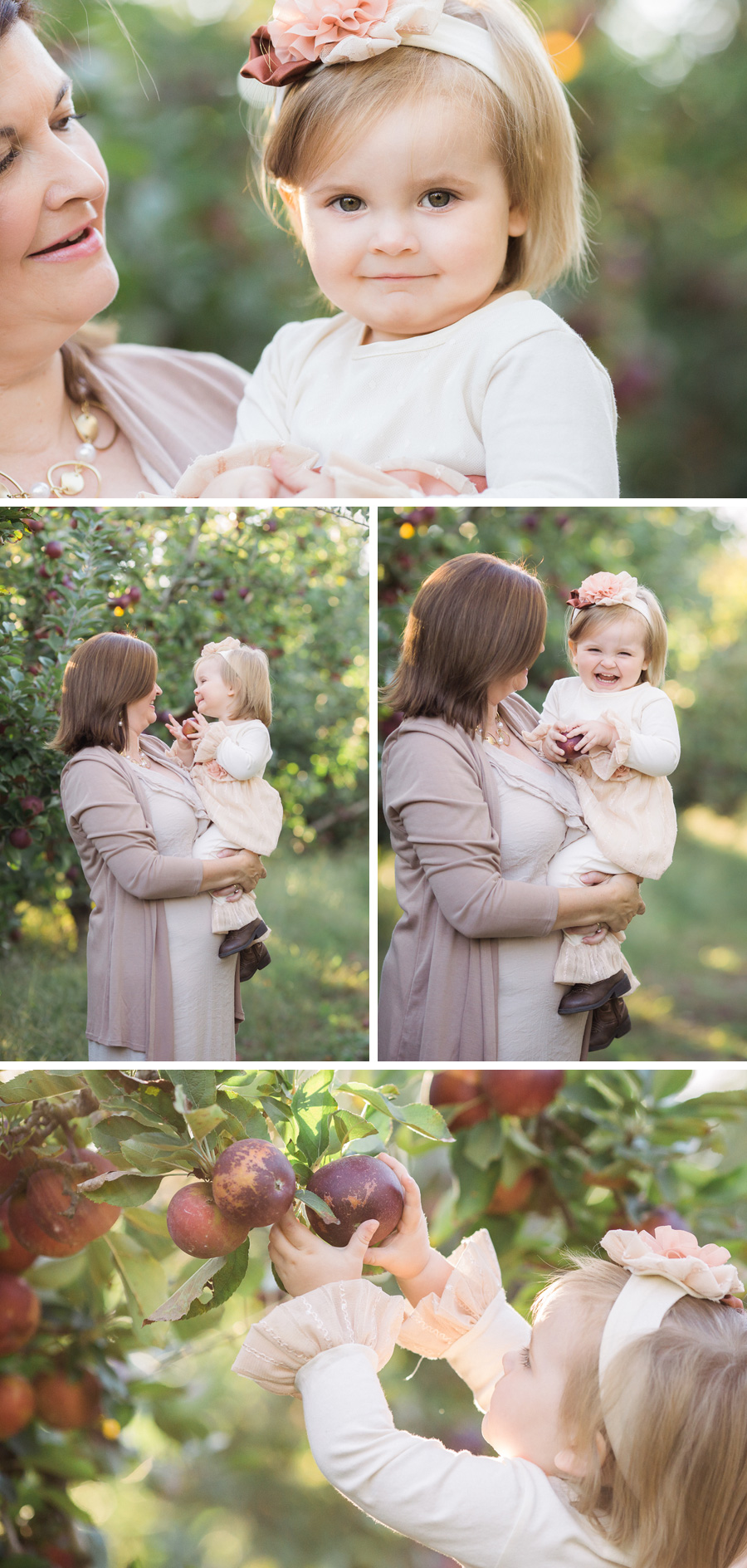 grandaughter with grandmother at apple orchard | Chattanooga Child Photographer | Sweet Caroline Photographie