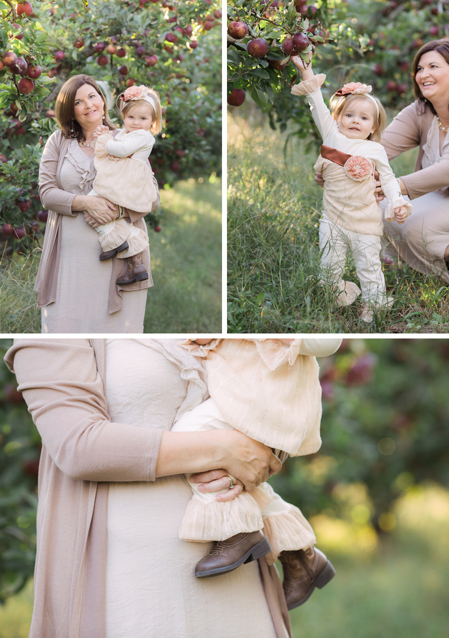 grandaughter with grandmother at apple orchard | Chattanooga Child Photographer | Sweet Caroline Photographie