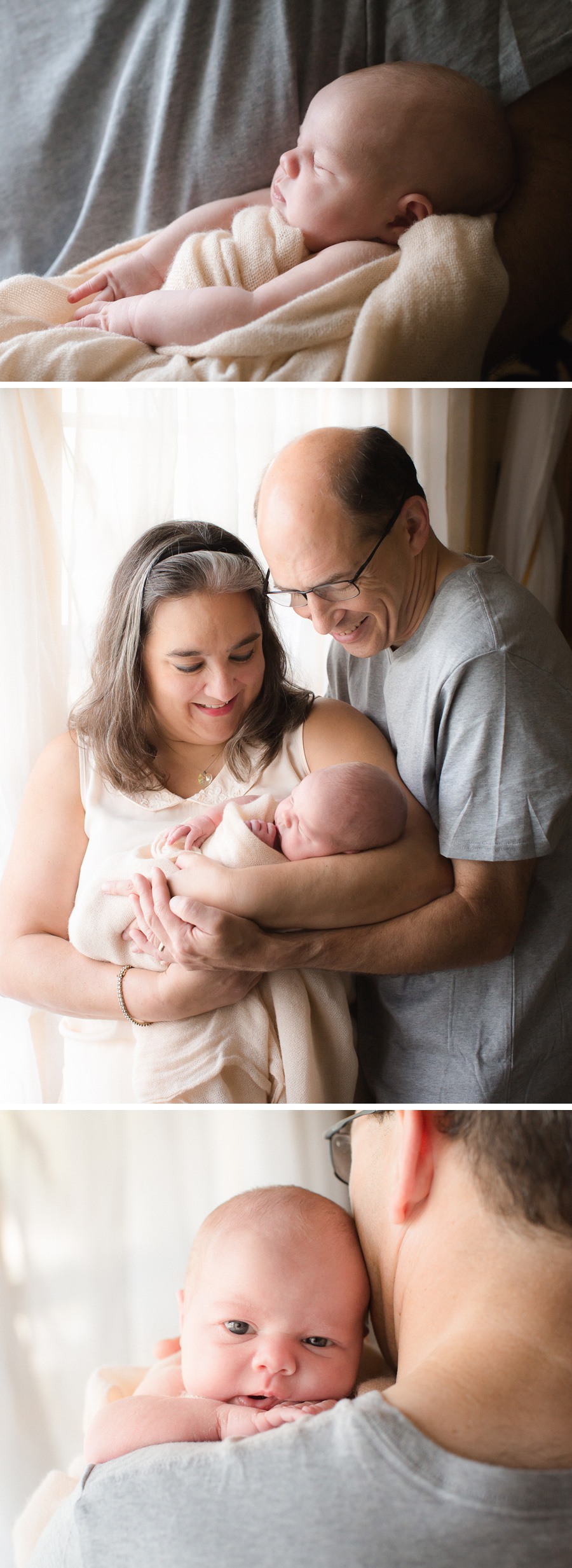 newborn baby girl in home session| Chattanooga Newborn Photographer | Sweet Caroline Photographie