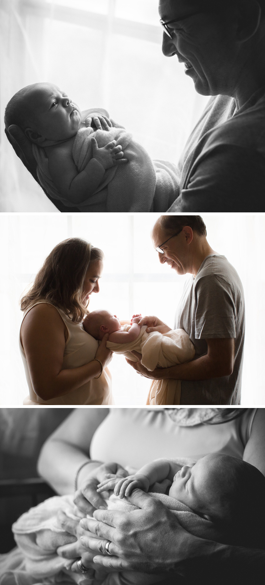 newborn baby girl in home session| Chattanooga Newborn Photographer | Sweet Caroline Photographie