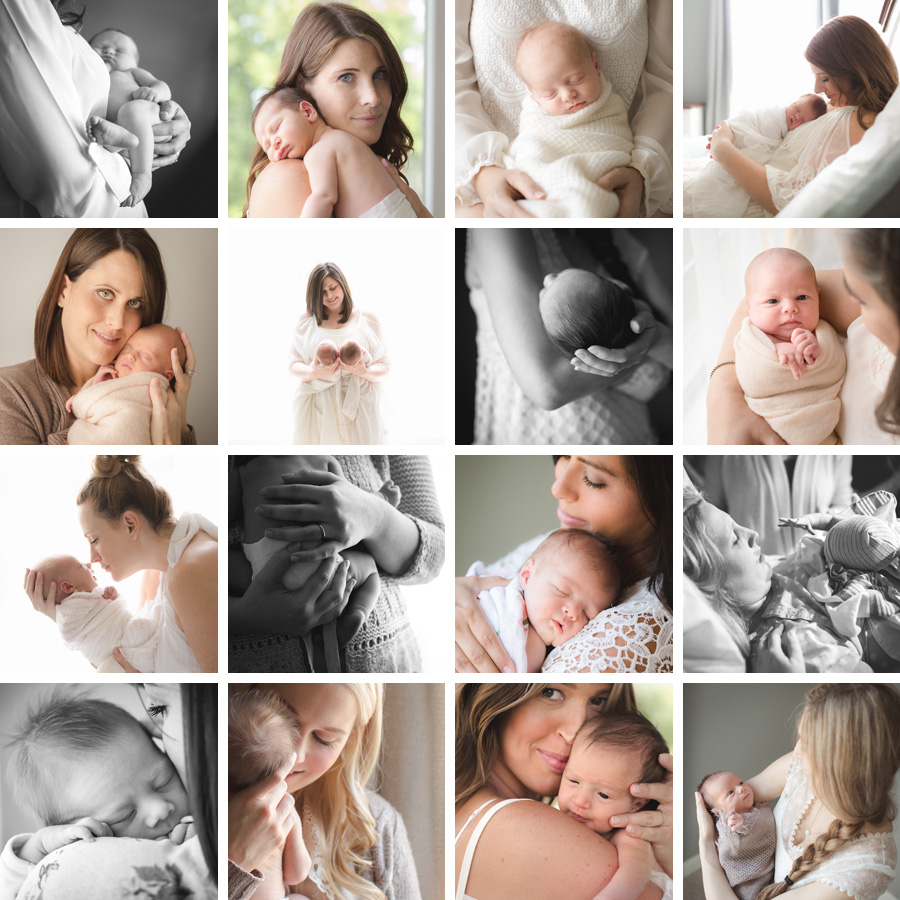 newborn babies in mamas' arms | Chattanooga Newborn Photographer | Sweet Caroline Photographie