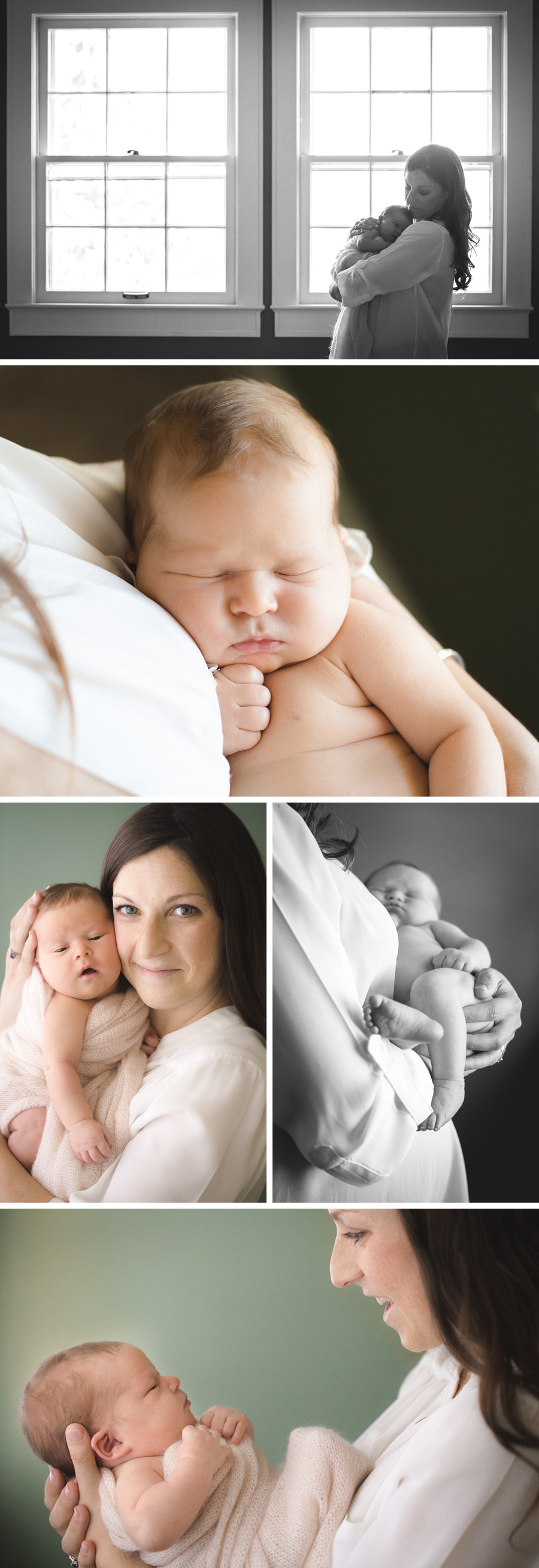 Chattanooga Photographer | Sweet Caroline Photographie | newborn baby girl and mama