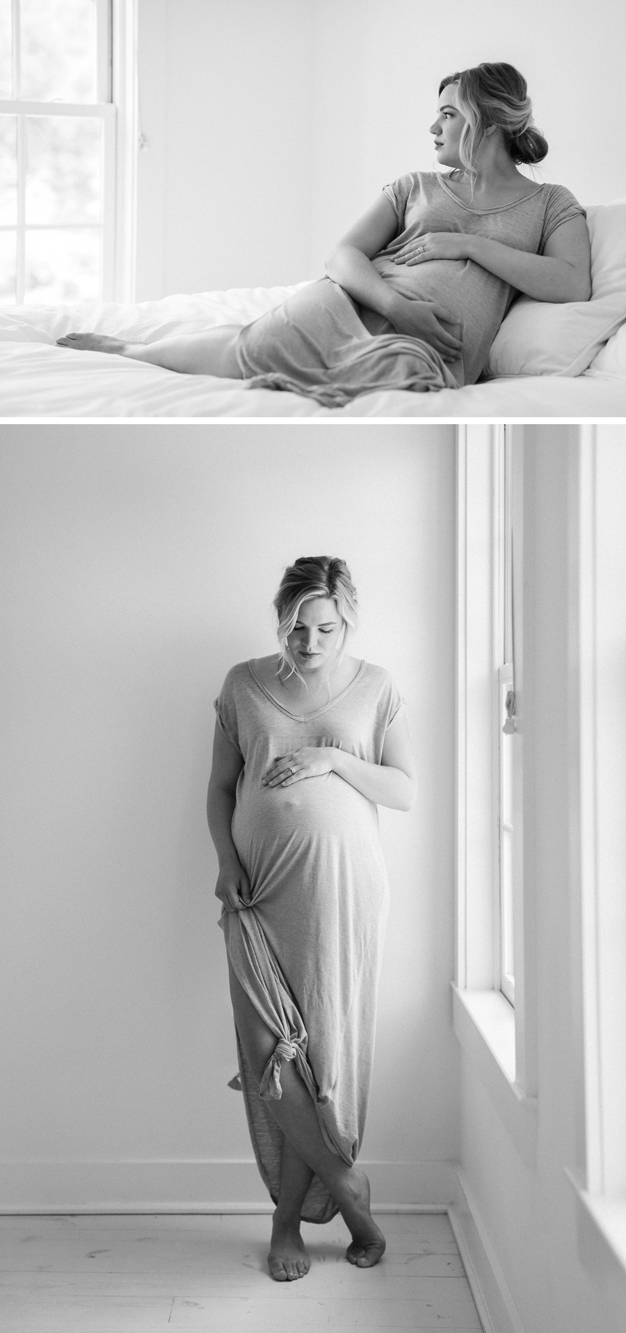 Chattanooga Maternity Photographer | Sweet Caroline Photographie | indoor maternity portraits Fount workshop