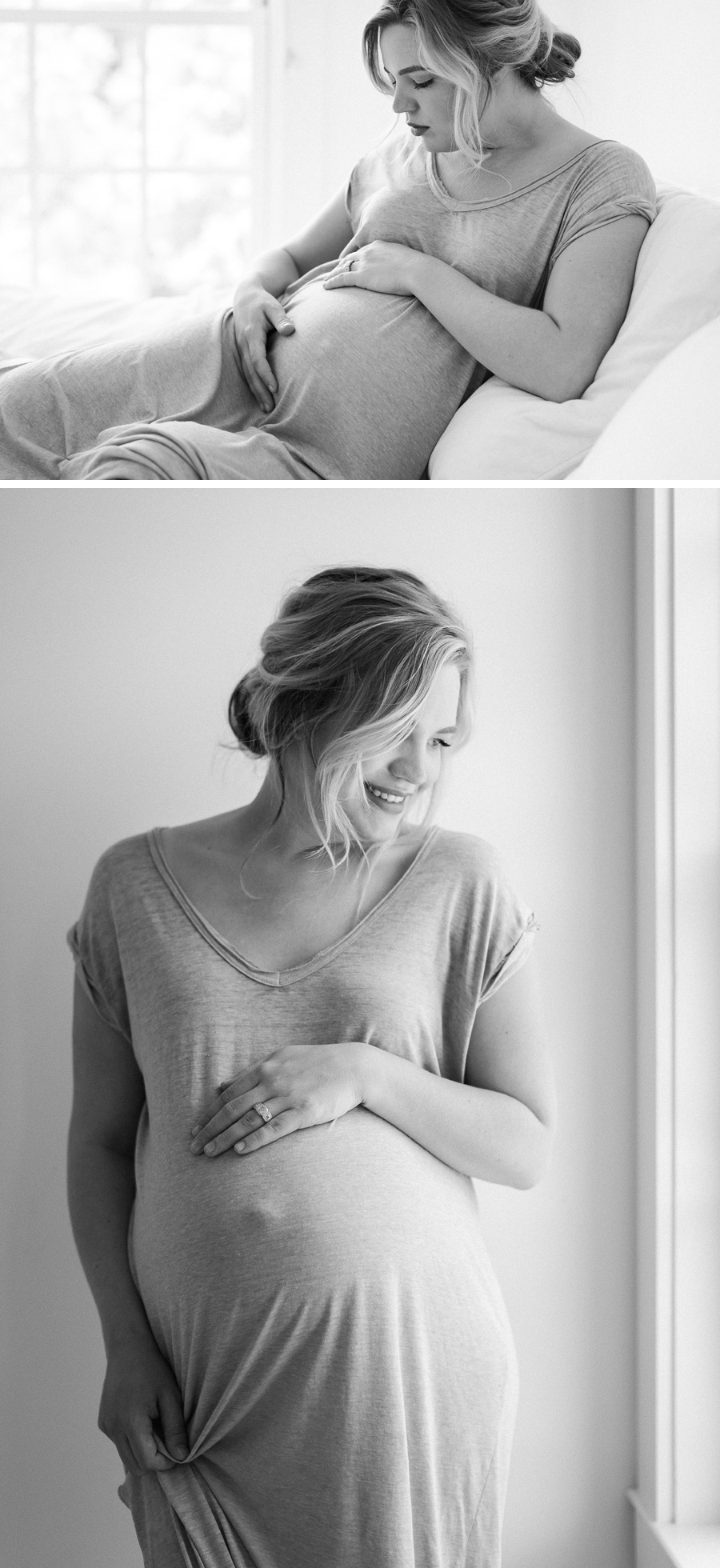 Chattanooga Maternity Photographer | Sweet Caroline Photographie | indoor maternity portraits Fount workshop