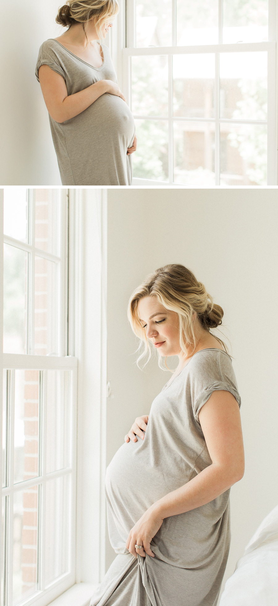 Chattanooga Maternity Photographer | Sweet Caroline Photographie | indoor maternity portraits Fount workshop