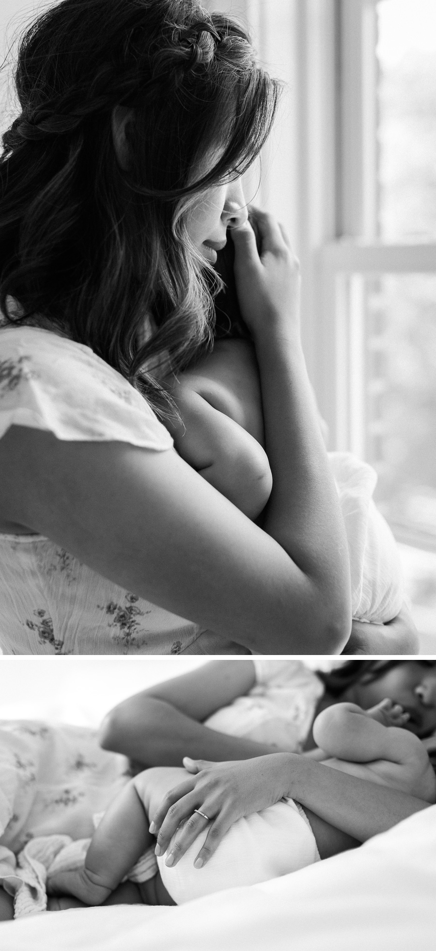 Chattanooga Baby Photographer | Sweet Caroline Photographie | indoor mother and baby Fount workshop