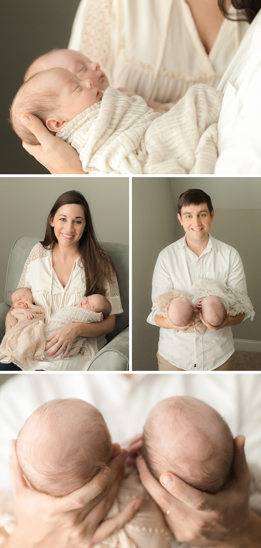 Chattanooga Newborn Photographer | Sweet Caroline Photographie | newborn twin boys