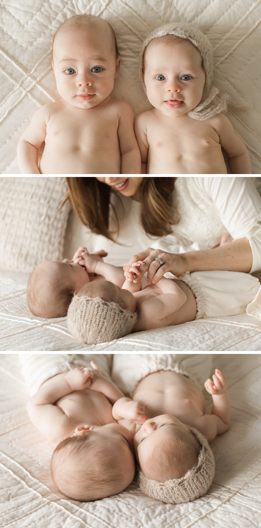 Chattanooga Baby Photographer | Sweet Caroline Photographie | twin babies studio session