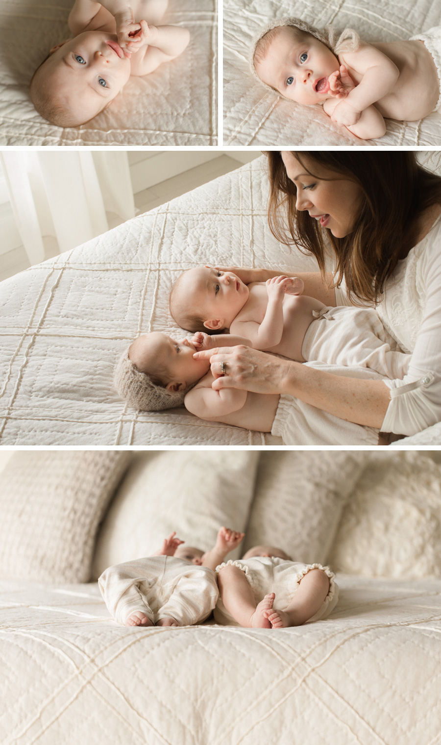 Chattanooga Baby Photographer | Sweet Caroline Photographie | twin babies studio session