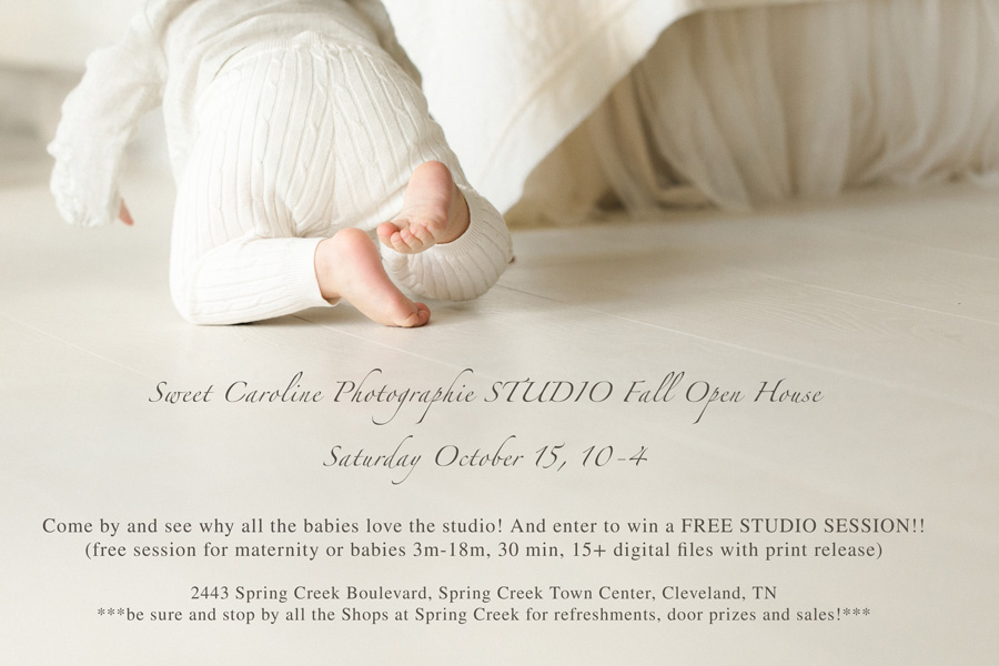 Cleveland TN Photography Studio | Sweet Caroline Photographie | Fall Open House