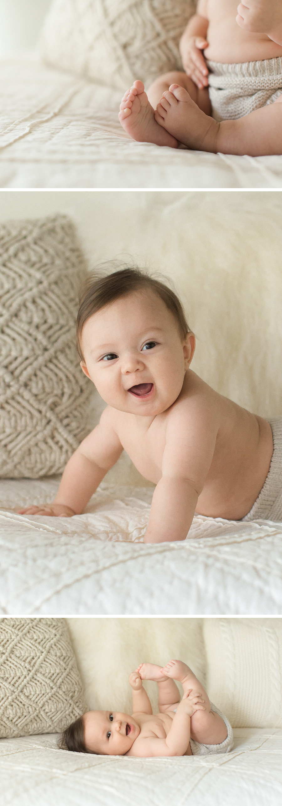 Chattanooga Baby Photographer | Sweet Caroline Photographie | Studio Baby Milestone