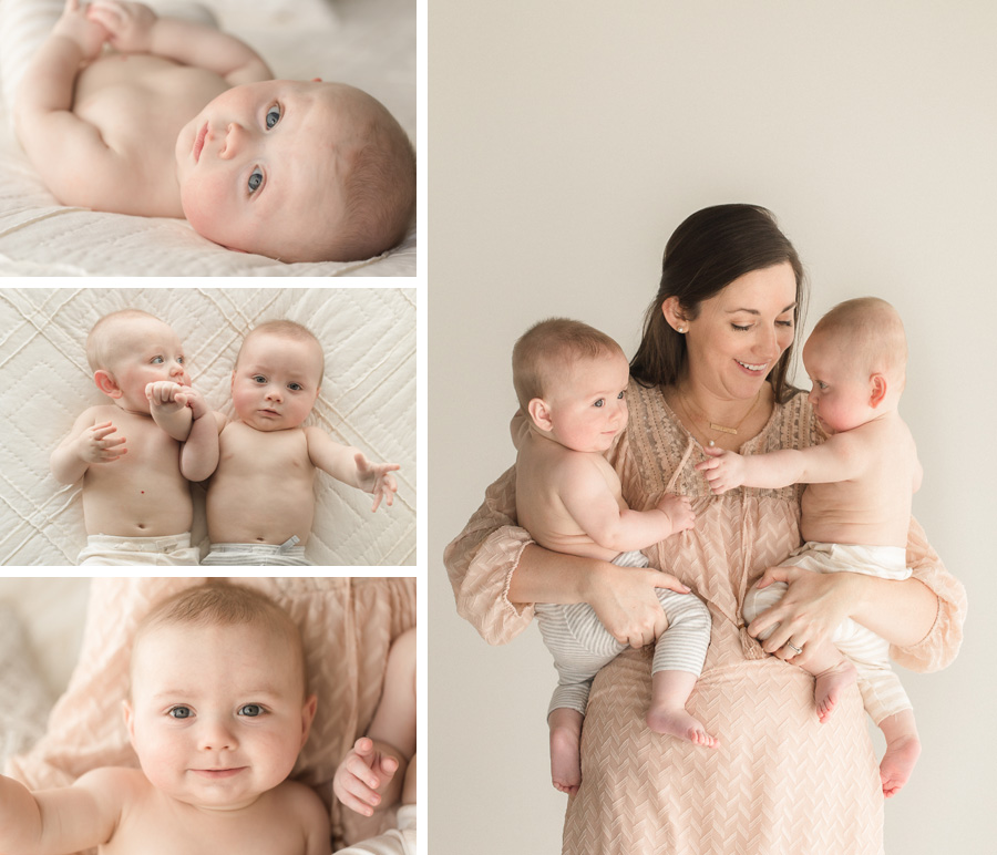 Chattanooga Photographers | Studio Baby Photography | Twins