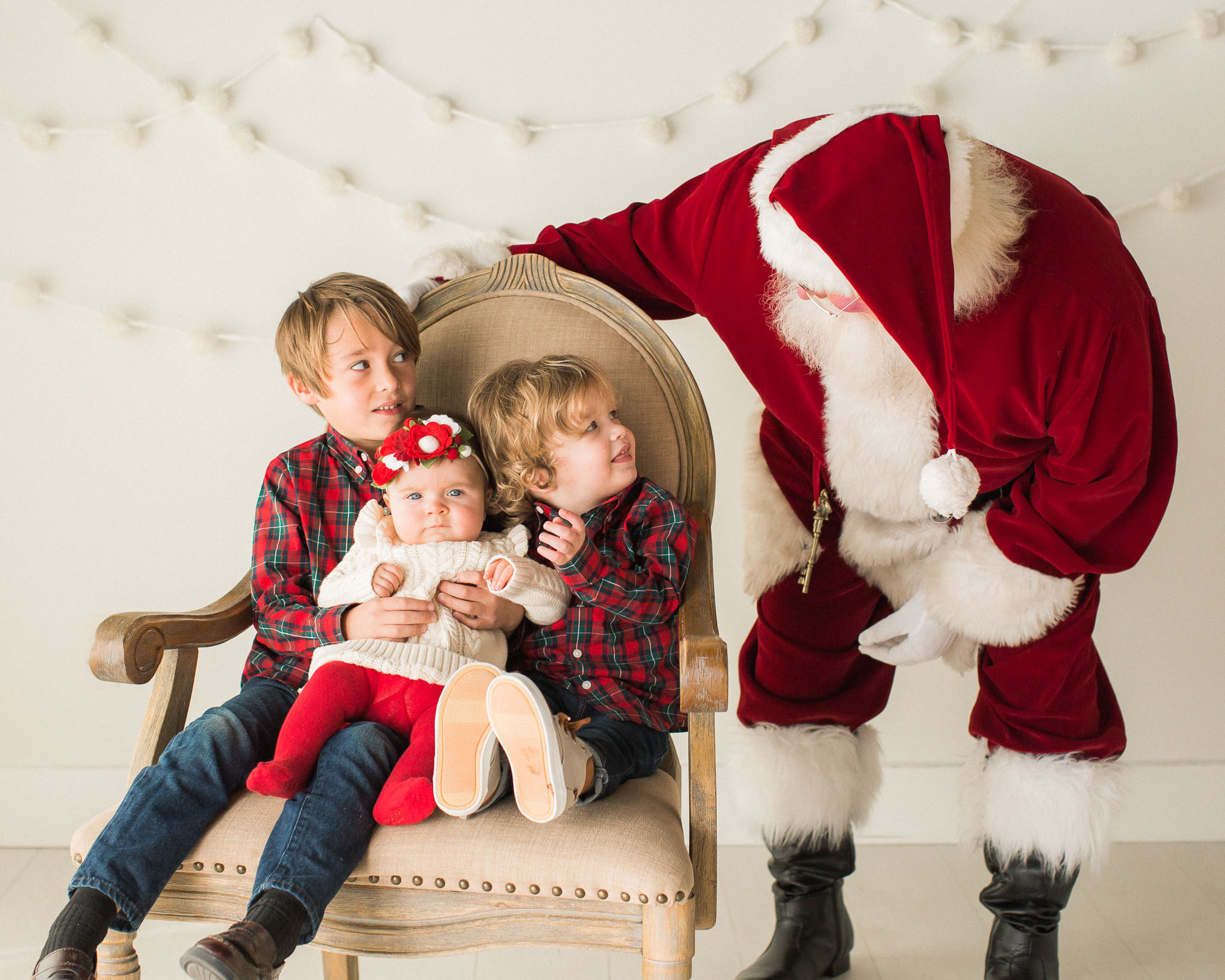 Santa Studio photographs 2017 | Sweet Caroline Photographie