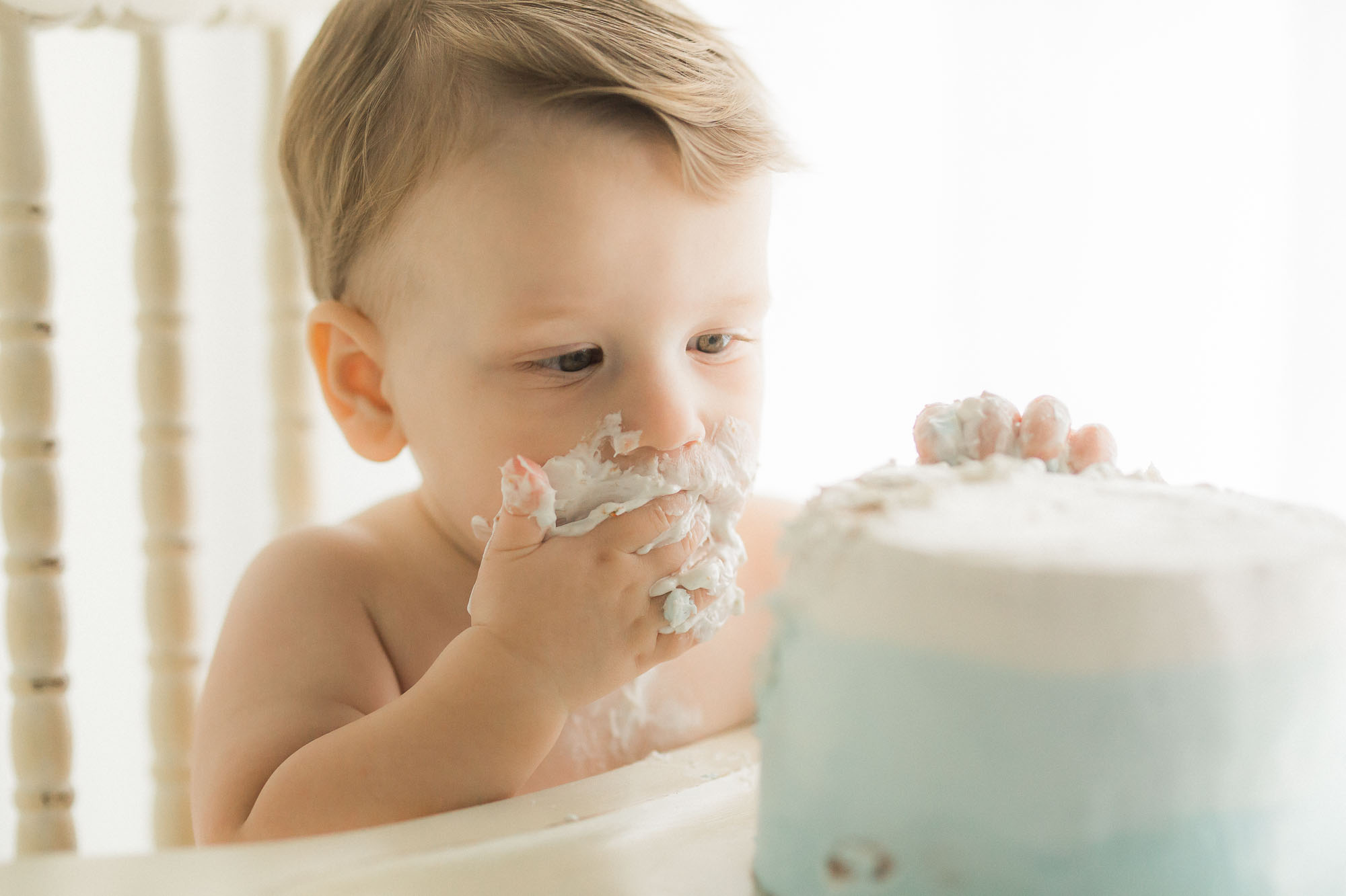 First Year cake smash | Sweet Caroline Photographie