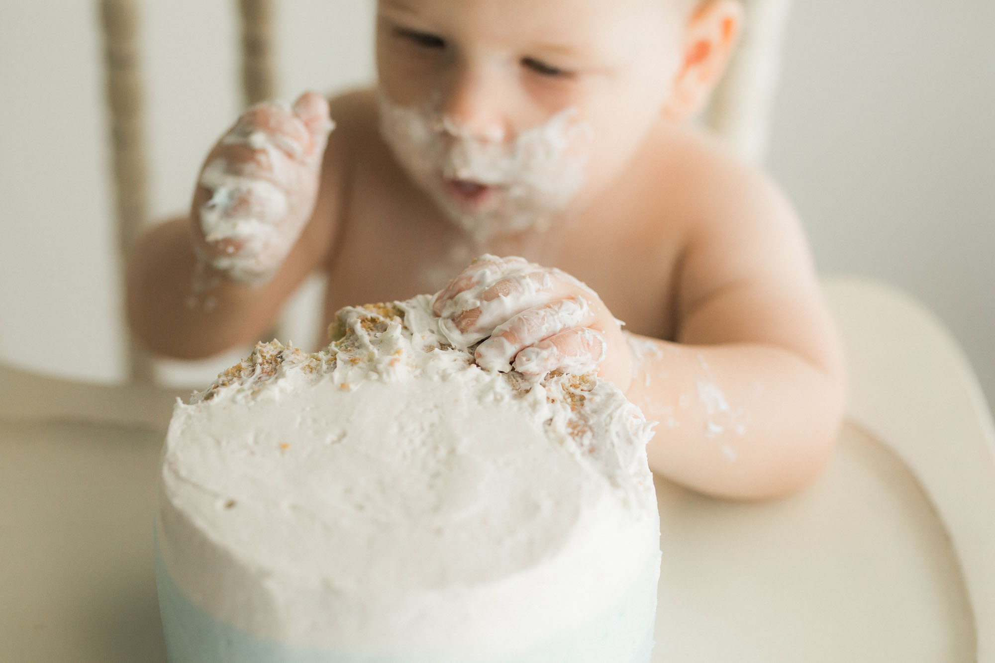 First Year cake smash | Sweet Caroline Photographie