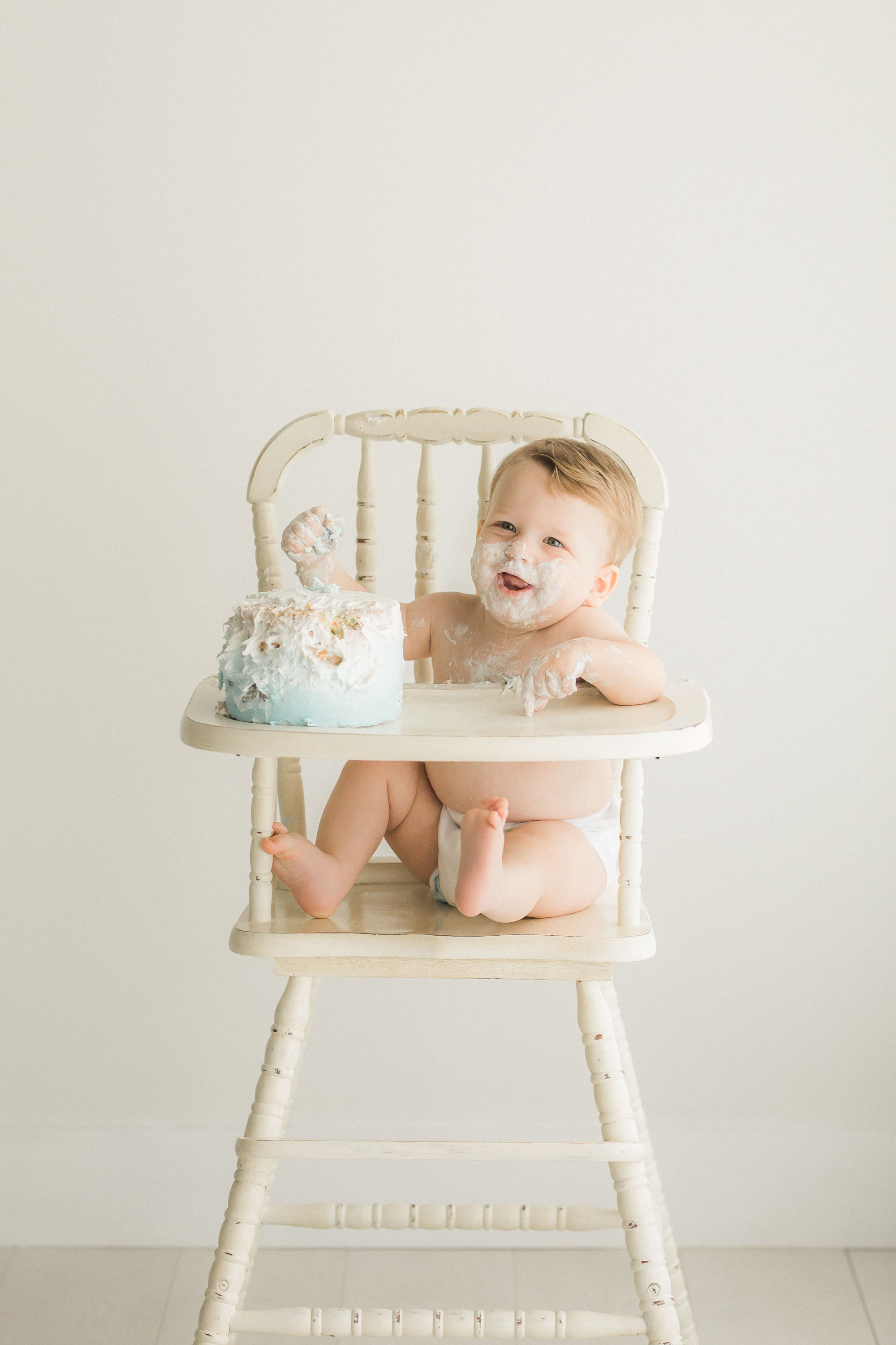 First Year cake smash | Sweet Caroline Photographie